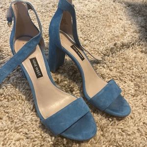 Blue Nine West heels